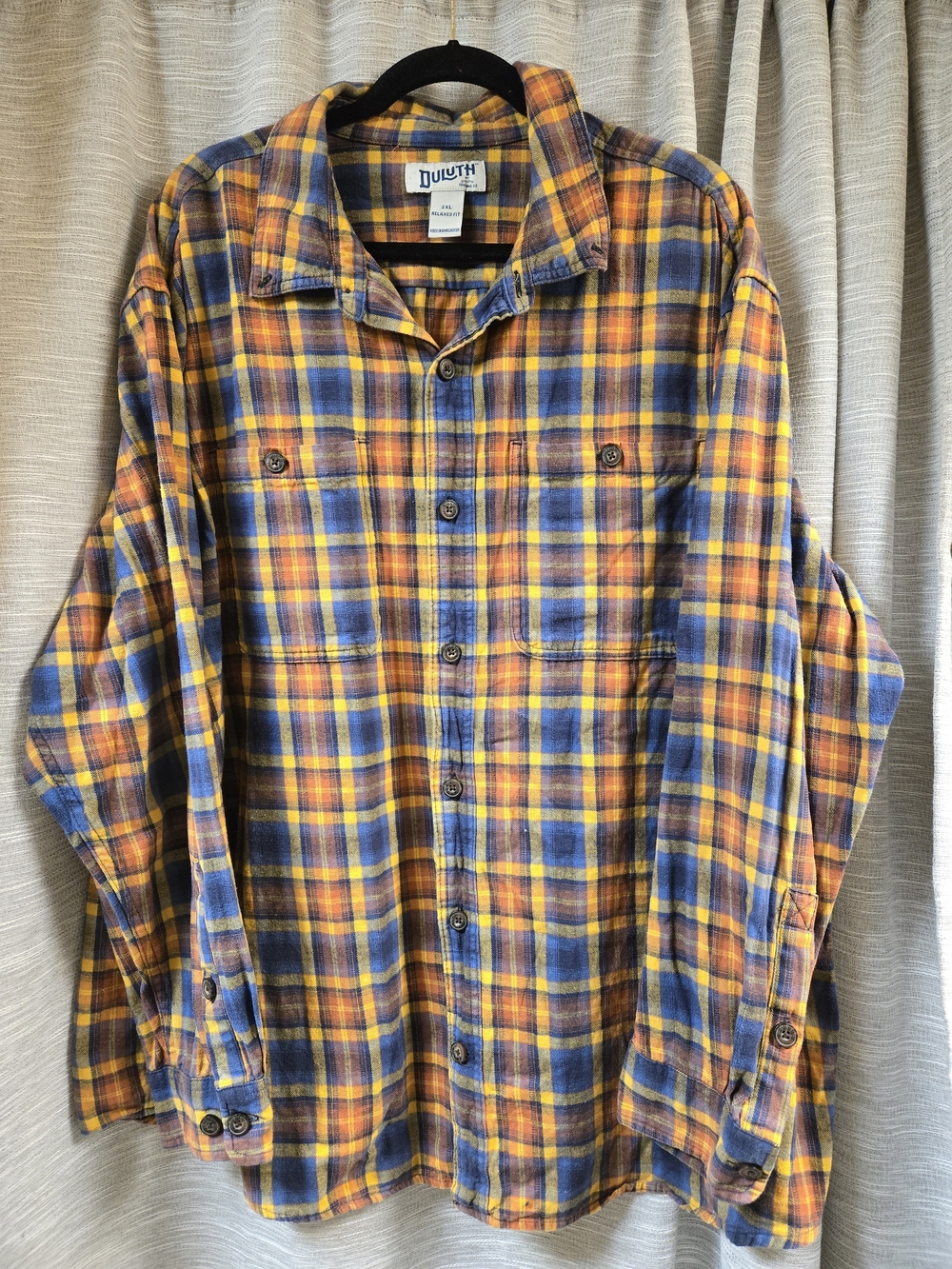 Duluth Trading Co Men's Plaid Flannel Shirt